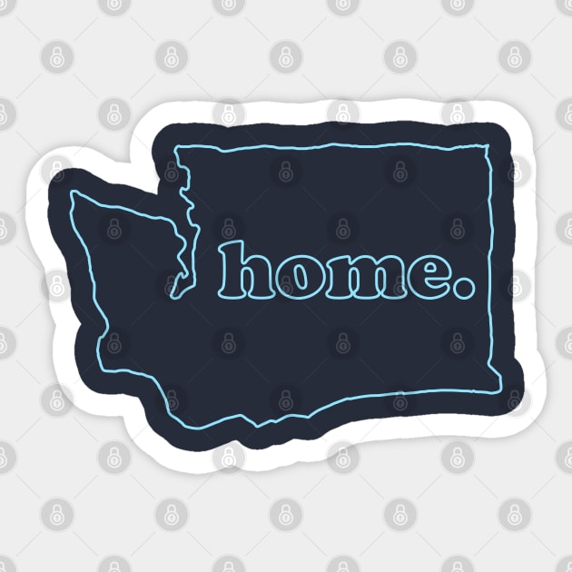 Washington State Home Sticker by happysquatch